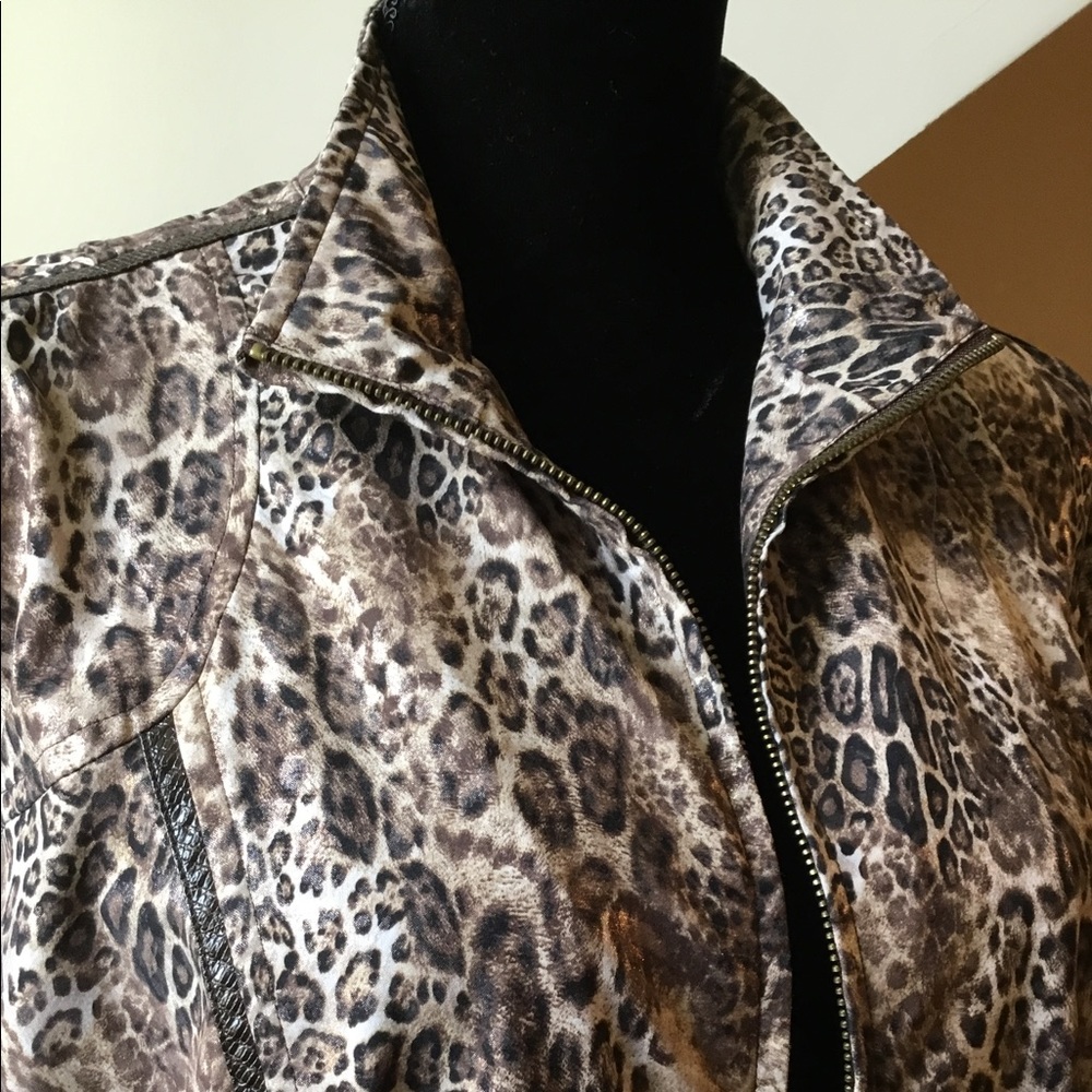 Chico’s Leopard Jacket